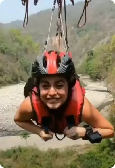 Shenaz Treasury's Thrilling Bungee Jump at Jumpin Heights Rishikesh