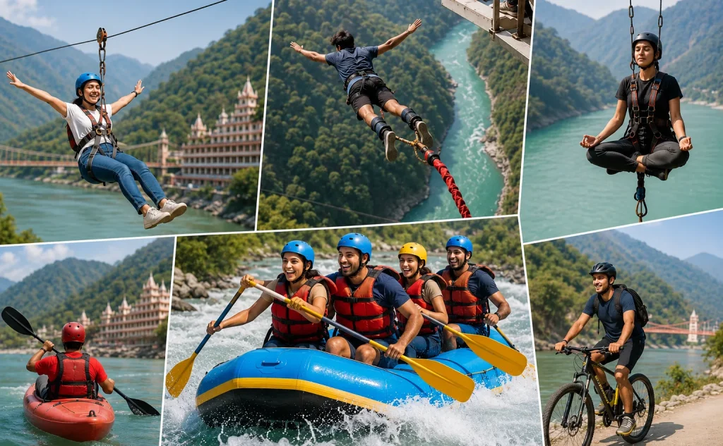 Beginner adventure sports in Rishikesh